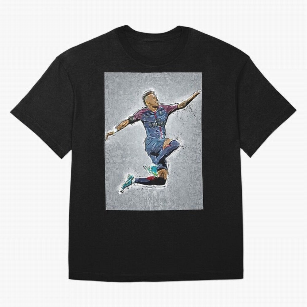 Neymar Jr Premium T-Shirt Represent Football Lovers during Global Football Passion for FIFA World Cup 2026, Featuring Neymar, Haaland and Cristiano Ronaldo, England and Germany, Championship Spirit, Famous Goals, Roaring Crowds and International