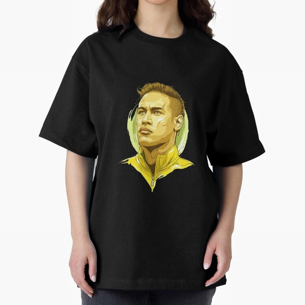 Neymar Junior Sticker Premium T-Shirt Enjoy the Biggest Football Party of FIFA World Cup 2026 USA Canada Mexico for Fans of Messi and Argentina and Brazil, Bringing Sports Nostalgia, International Competition, Famous Players and Unforgettable