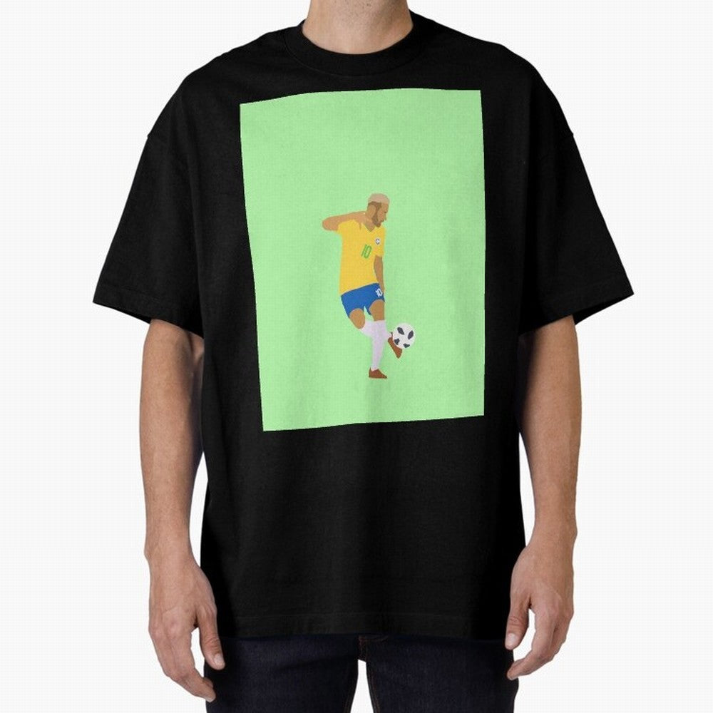 Neymar Brazil Football Control Skills Graphic T-Shirt Bring Trophy Dreams to the FIFA World Cup 2026 Group Stage Journey through Mbappe Highlights, Spain Pride, Stadium Chants, National Pride, Trophy Dreams and Unforgettable Football Memories; Made