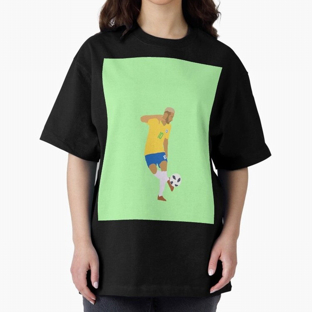 Neymar Brazil Football Control Skills Graphic T-Shirt Bring Trophy Dreams to the FIFA World Cup 2026 Group Stage Journey through Mbappe Highlights, Spain Pride, Stadium Chants, National Pride, Trophy Dreams and Unforgettable Football Memories; Made