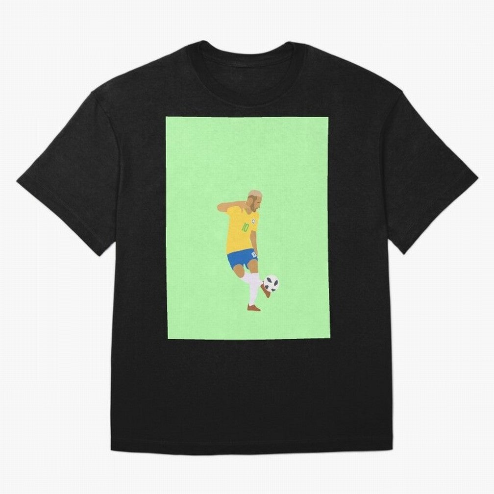 Neymar Brazil Football Control Skills Graphic T-Shirt Bring Trophy Dreams to the FIFA World Cup 2026 Group Stage Journey through Mbappe Highlights, Spain Pride, Stadium Chants, National Pride, Trophy Dreams and Unforgettable Football Memories; Made