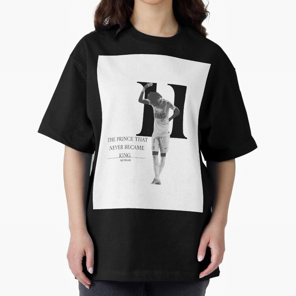 The Prince that never became king- neymar jr quote Graphic T-Shirt Join Global Football Passion for FIFA World Cup 2026 USA Canada Mexico, Built around Messi, England, Football History, Final Match Energy, Crowd Noise and Once in a Lifetime