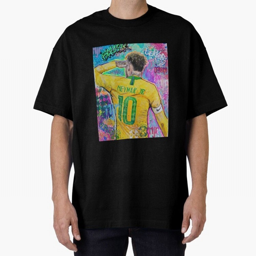 Neymar Jr Premium T-Shirt Carry the Colors and Pride of FIFA World Cup 2026 USA Canada Mexico for Fans of Mbappe and England and Germany, Bringing Football Passion, Legendary Performances, Festival Vibes and Supporter Community; Made for Collectors