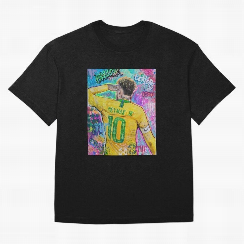 Neymar Jr Premium T-Shirt Carry the Colors and Pride of FIFA World Cup 2026 USA Canada Mexico for Fans of Mbappe and England and Germany, Bringing Football Passion, Legendary Performances, Festival Vibes and Supporter Community; Made for Collectors