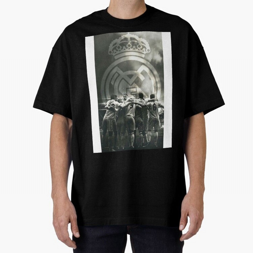 King Madrid Graphic T-Shirt Show Your Love for Match Day Hype around FIFA World Cup 2026 Group Stage, Haaland, Brazil, Portugal and Argentina, Championship Spirit, Famous Goals, Roaring Crowds and International Football Unity; Perfect for People