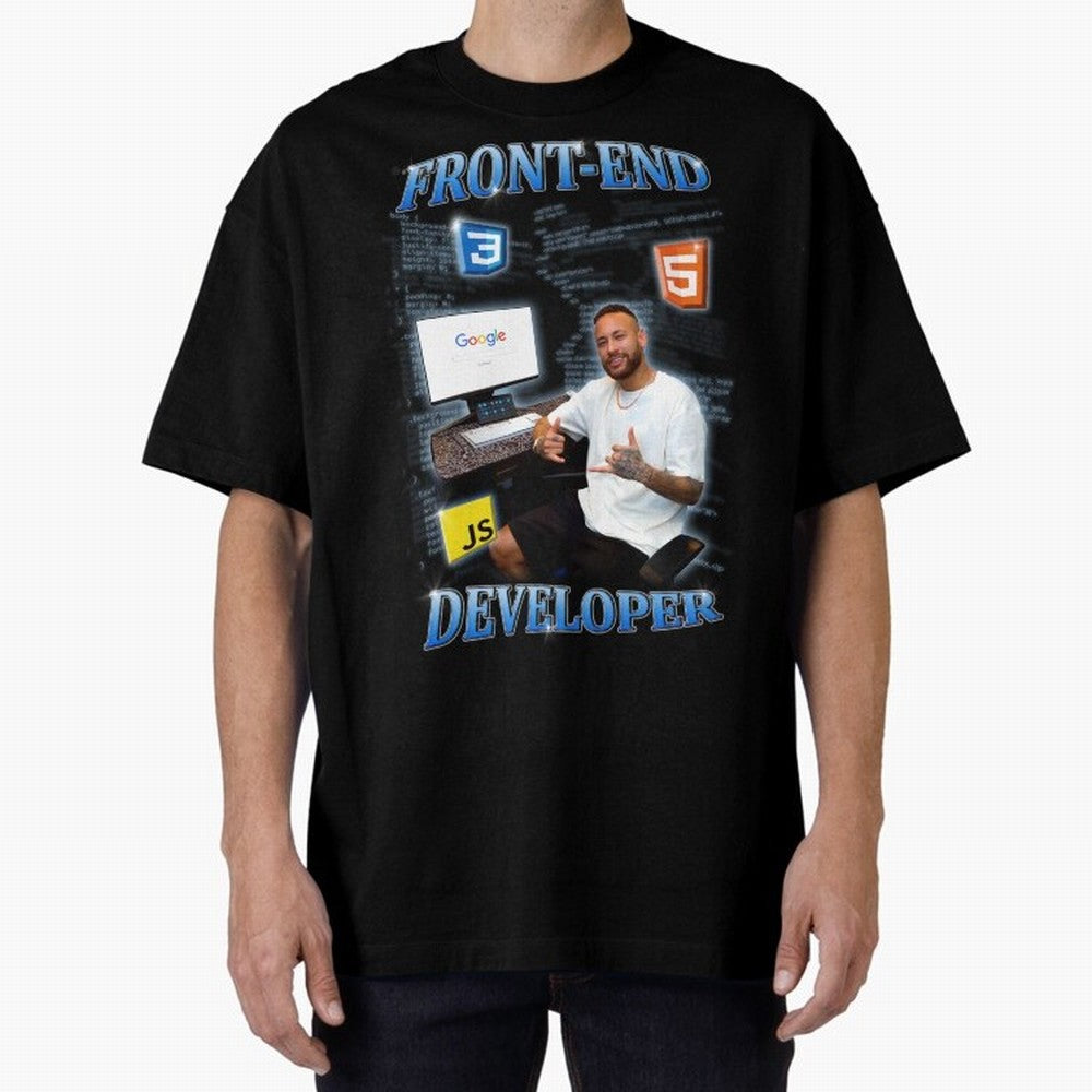 Front-end Developer Neymar - English Classic T-Shirt Celebrate Football Heritage in Global Football Passion for FIFA World Cup 2026 USA Canada Mexico, Capturing Mbappe, Brazil, Portugal and Argentina, Stadium Memories, Football Loyalty,
