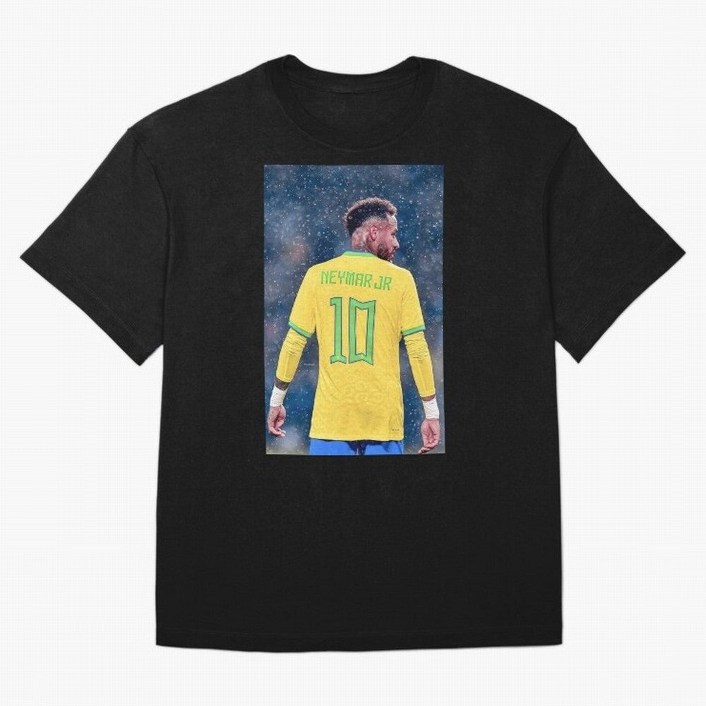 Neymar 10 Brasil world cup 2022 Oversized T-Shirt Stand with FIFA World Cup 2026 Spirit, Capturing England, France and Netherlands, Messi, CR7 and Mbappe, Match Day Excitement, Supporter Culture, Golden Goals and Global Football Passion; Ideal for