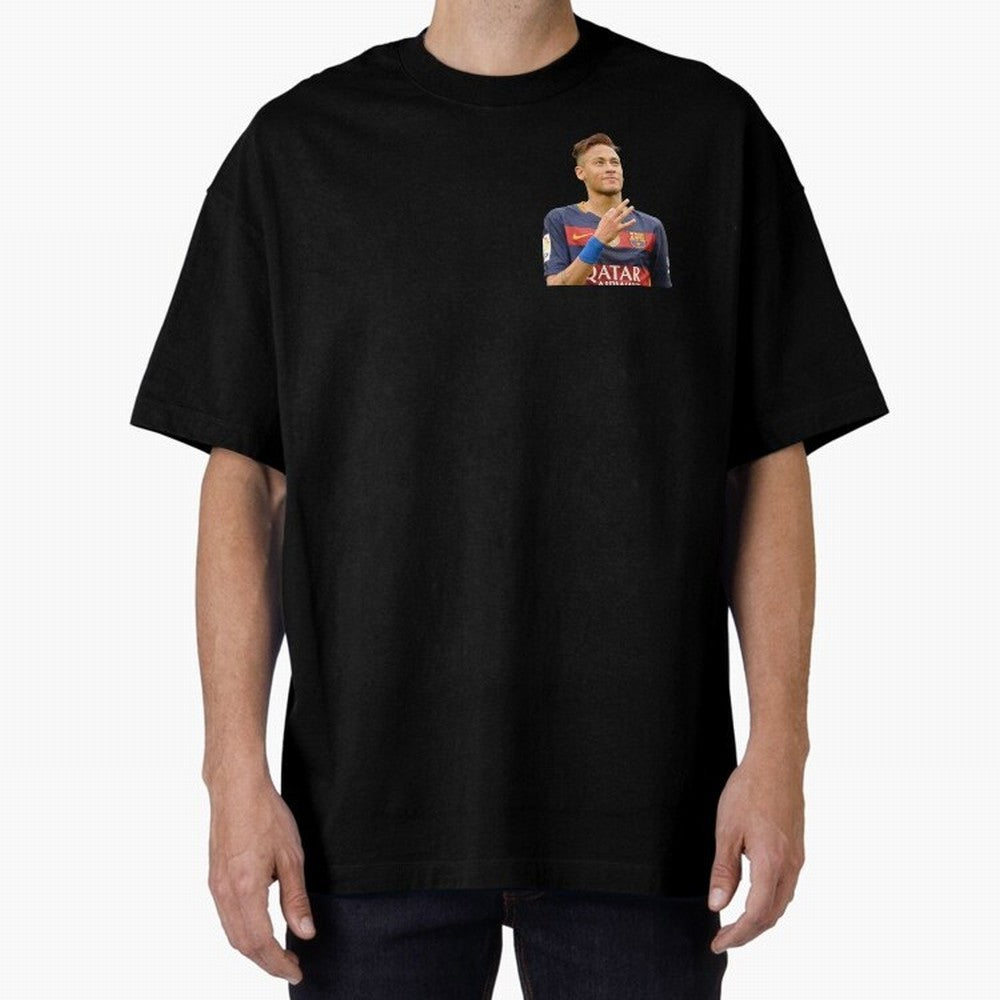 Neymar Oversized T-Shirt Capture Stadium Memories from Global Football Passion for FIFA World Cup 2026, Inspired by Cristiano Ronaldo, Haaland and CR7, Argentina and Brazil, Tournament Hype, Historic Matchups, Family Viewing Parties and Global