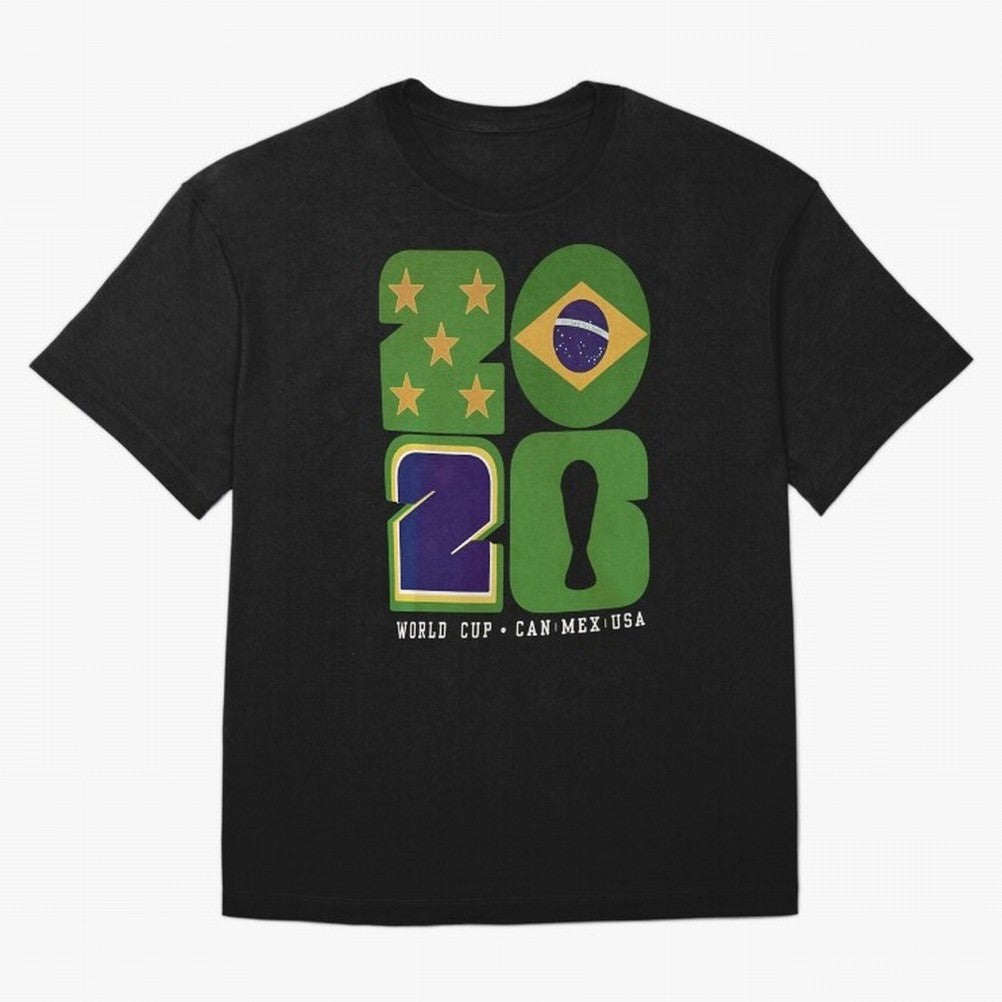 Brazil Football World Cup 2026 - Can Mex Usa Typography Essential T-Shirt Bring Champion Energy into FIFA World Cup 2026 for Fans of CR7 and Spain and Netherlands, Bringing Retro Football Energy, Iconic Rivalries, Trophy Chase Drama and Stadium