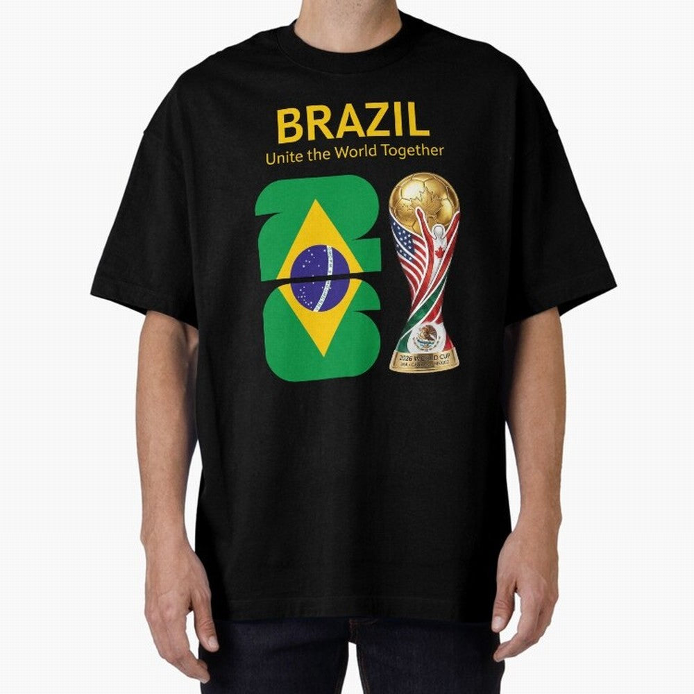 World Cup 2026, IMG 017, BRAZIL 001 Classic T-Shirt Fuel Your Fan Pride for FIFA World Cup 2026 Group Stage Highlighting Messi, Brazil Energy, Match Day Excitement, Supporter Culture, Golden Goals and Global Football Passion; Created for Match Day