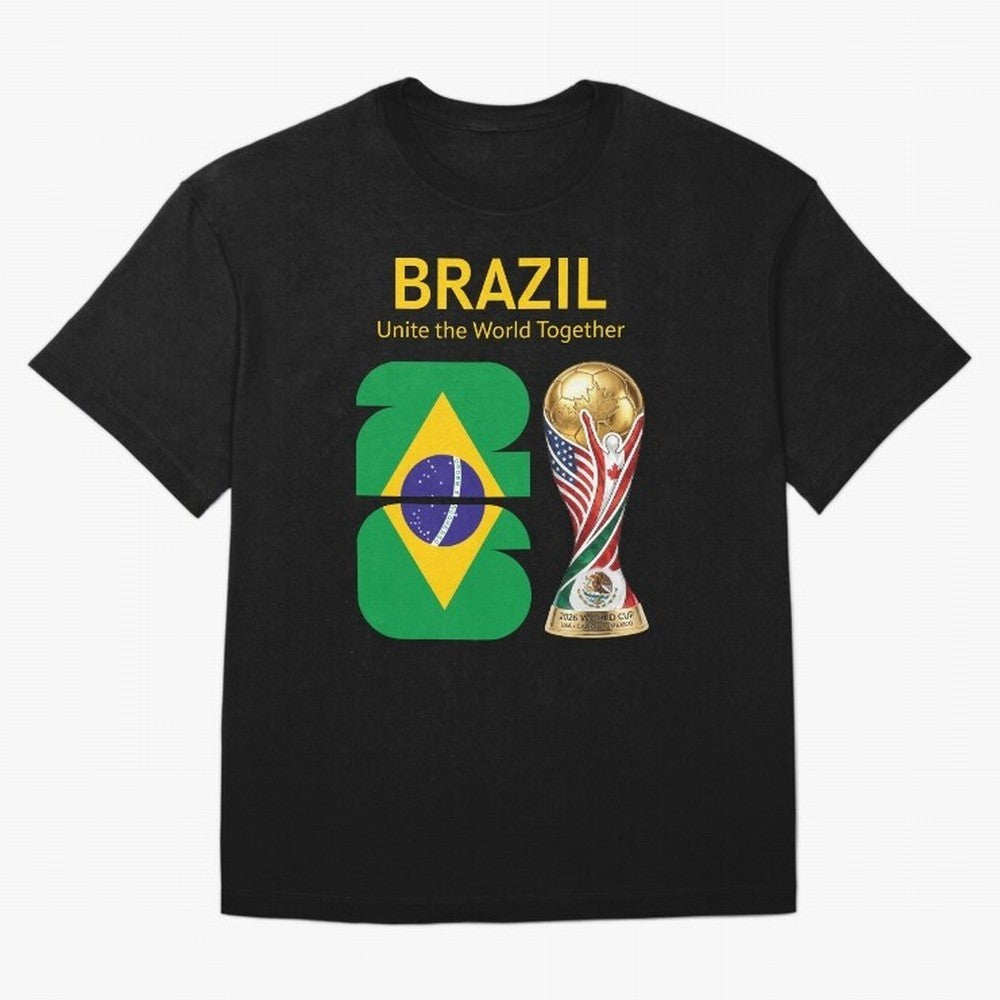 World Cup 2026, IMG 017, BRAZIL 001 Classic T-Shirt Fuel Your Fan Pride for FIFA World Cup 2026 Group Stage Highlighting Messi, Brazil Energy, Match Day Excitement, Supporter Culture, Golden Goals and Global Football Passion; Created for Match Day