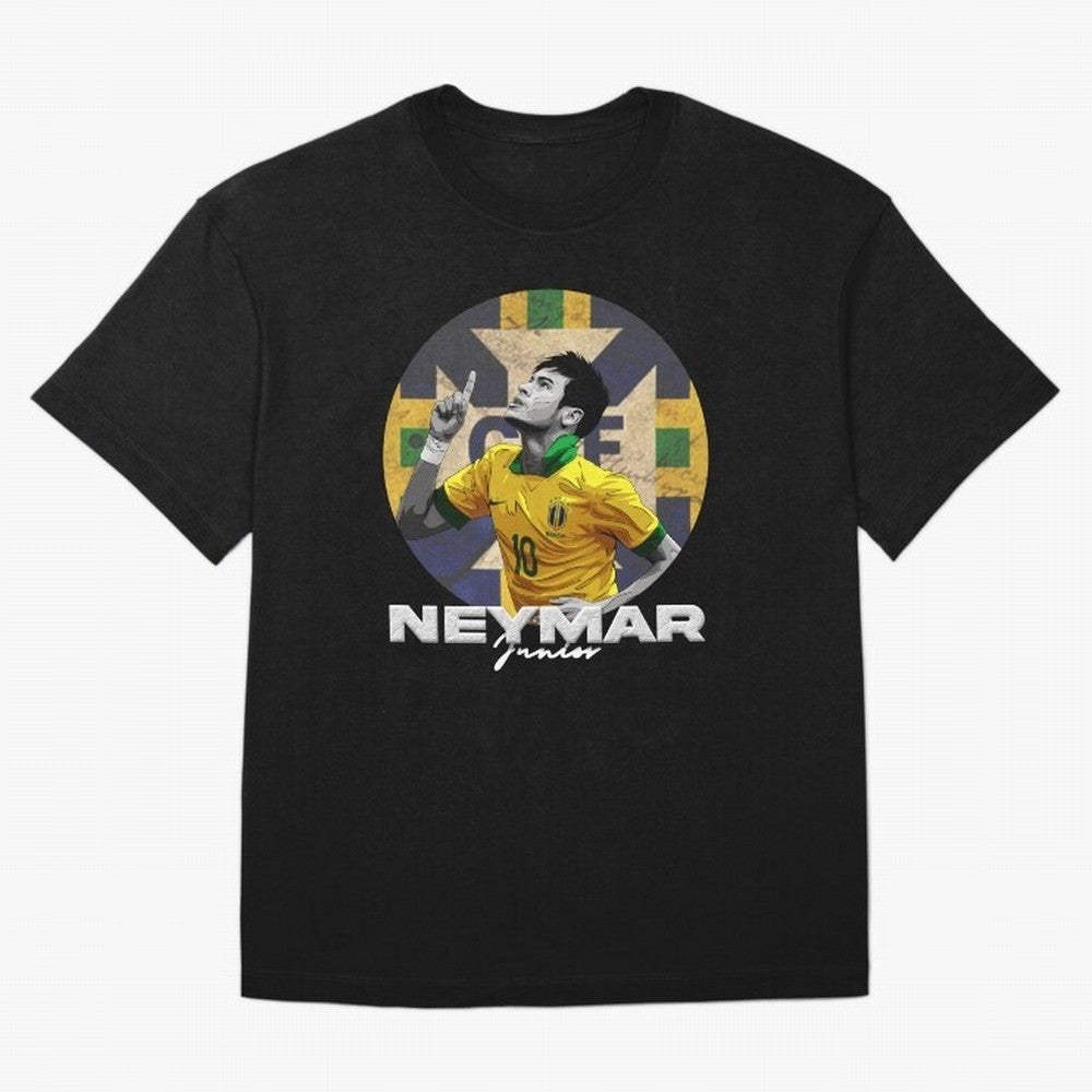 Neymar Junior Oversized T-Shirt Embrace FIFA World Cup 2026 USA Canada Mexico Spirit, Driven by Portugal, Spain and Germany, Haaland and Mbappe, Fan Favorite Moments, National Team Passion, Big Match Drama and Soccer History; Made for Die Hard