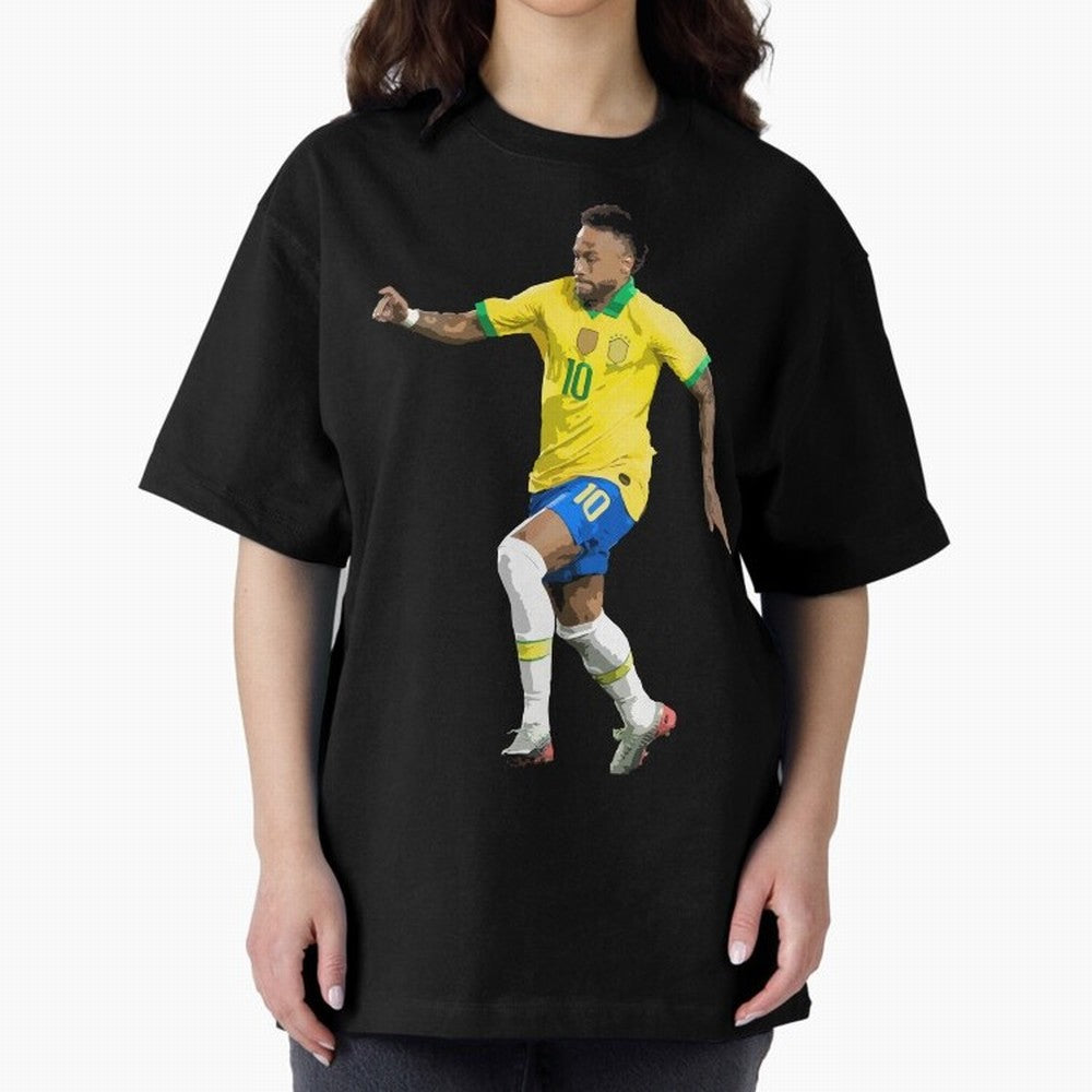neymar Oversized T-Shirt Celebrate Global Passion for the FIFA World Cup 2026 Journey through Messi, CR7 and Mbappe Highlights, England, France and Netherlands Pride, Global Supporter Spirit, Legendary Goals, National Colors and Tournament
