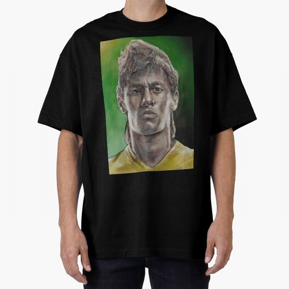 Neymar Oversized T-Shirt Capture Stadium Memories from FIFA World Cup 2026 Featuring Mbappe, Germany Energy, Stadium Chants, National Pride, Trophy Dreams and Unforgettable Football Memories; Perfect for Supporters Who Want Bold Football Energy,