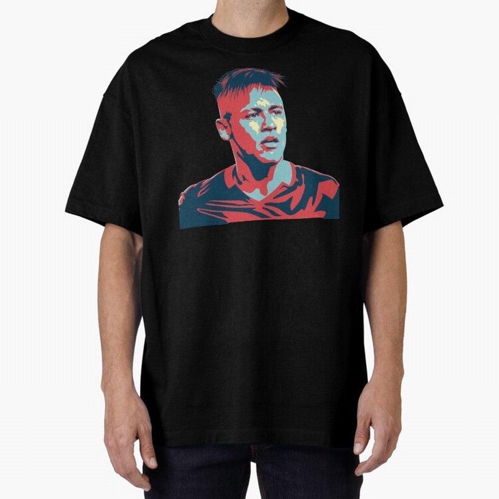 Neymar. Oversized T-Shirt Show Love for Legendary Goals in Global Football Passion for FIFA World Cup 2026, Built around CR7, Argentina, Global Supporter Spirit, Legendary Goals, National Colors and Tournament Celebration; Great for Supporters Who