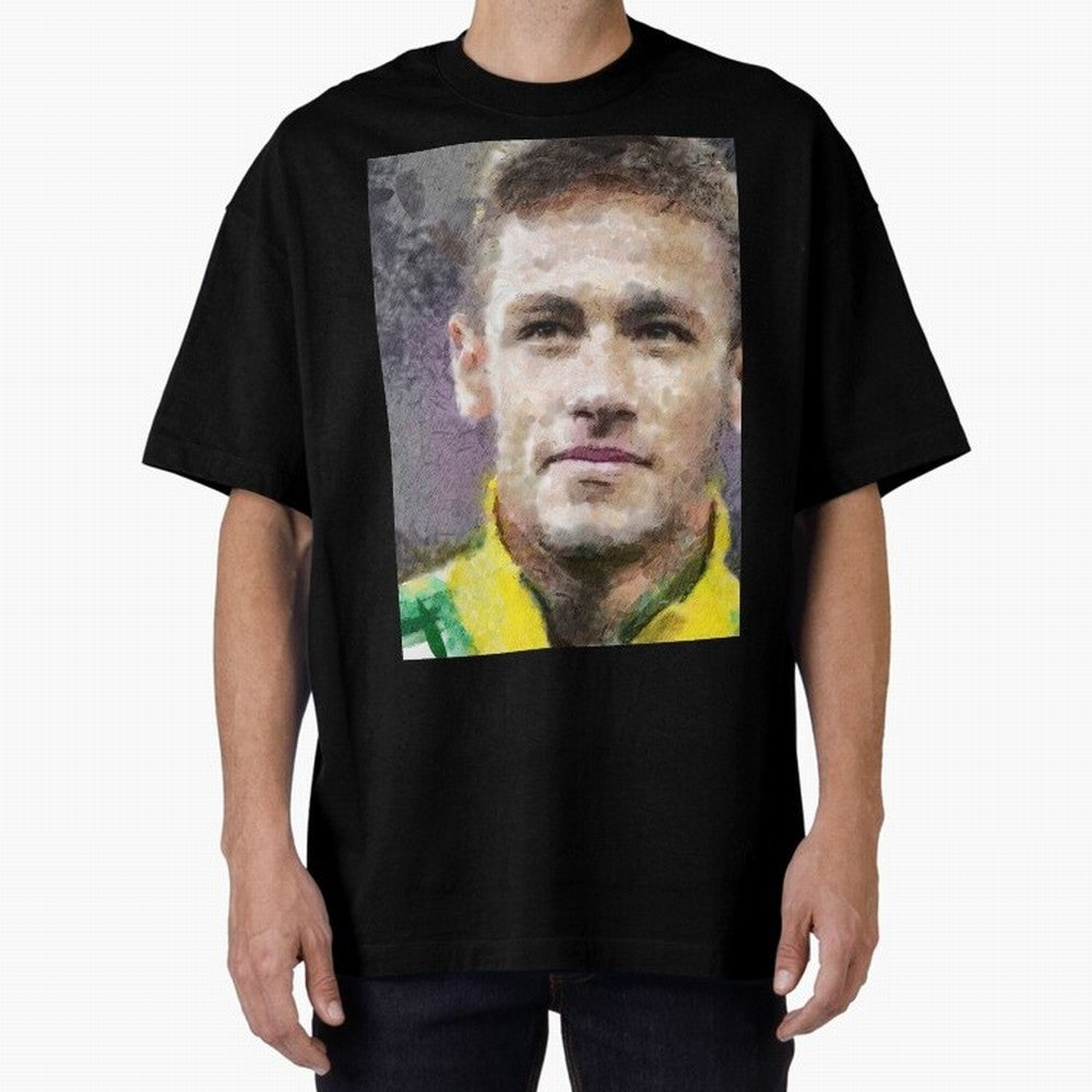 Neymar Oversized T-Shirt Bring Trophy Dreams to FIFA World Cup 2026 Spirit, Filled with Spain and Netherlands, Cristiano Ronaldo, Classic Soccer Heritage, Championship Pressure, Fan Loyalty and International Pride; Made for Collectors Who Enjoy