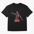Neymar Oversized T-Shirt Represent the Passion of FIFA World Cup 2026 USA Canada Mexico for Fans of Cristiano Ronaldo, Haaland and CR7 and Argentina and Brazil, Bringing Goal Celebration Energy, Supporter Heritage, Football Icons and Worldwide