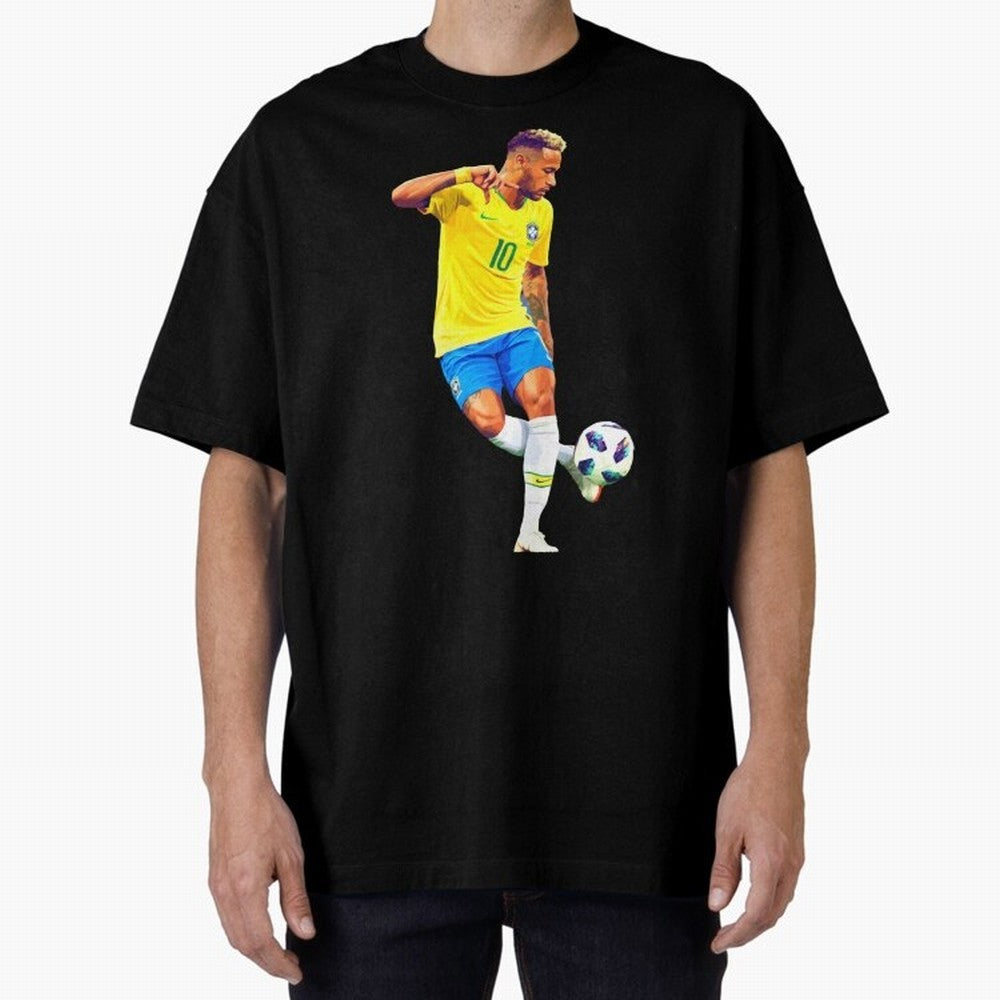 Neymar Oversized T-Shirt Celebrate Global Passion for the FIFA World Cup 2026 Journey through Messi, Neymar and Mbappe Highlights, Argentina Pride, Soccer Culture, Superstar Moments, National Team Dreams and Competitive Fire; Ideal for Fans Who