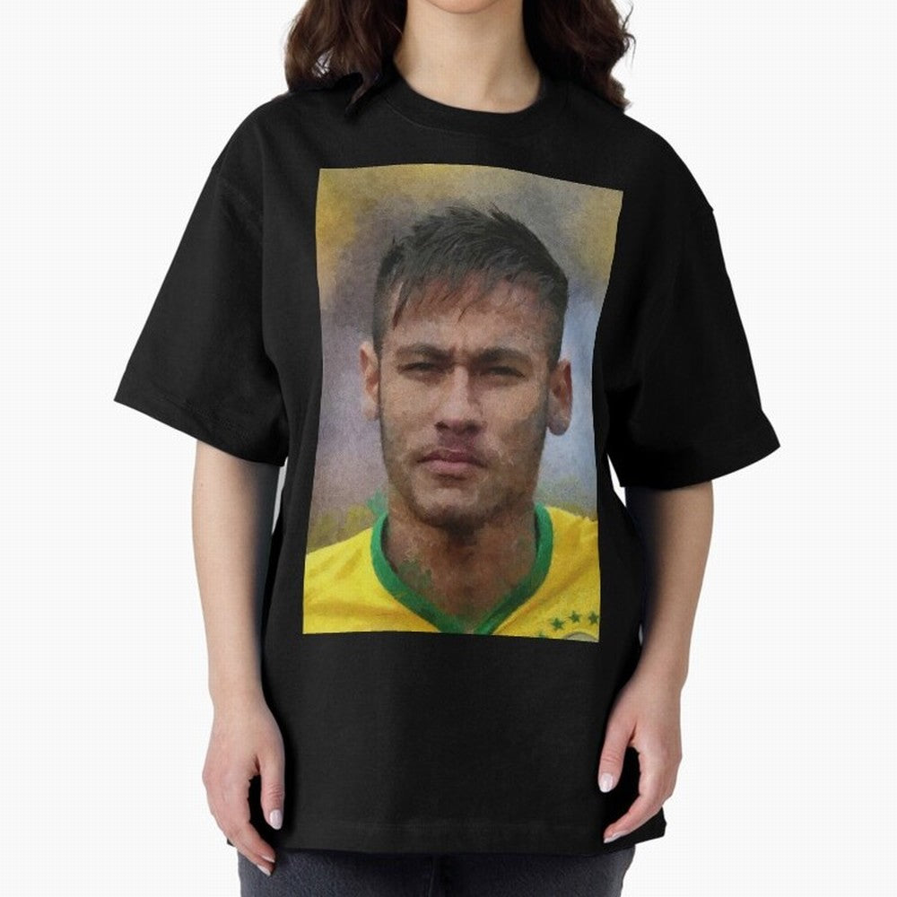 Neymar Oversized T-Shirt Celebrate Global Passion for FIFA World Cup 2026 USA Canada Mexico Spirit, Capturing Spain and Netherlands, Messi, Champion Mindset, Group Stage Buzz, Knockout Tension and Passionate Fan Culture; Perfect for Fans,