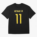 NEYMAR Oversized T-Shirt Join Supporters Worldwide for FIFA World Cup 2026 USA Canada Mexico for Fans of CR7 and Messi and France and Portugal, Bringing Supporter Pride, Iconic Celebrations, Legendary Names and Global Match Day Energy; Made for Die