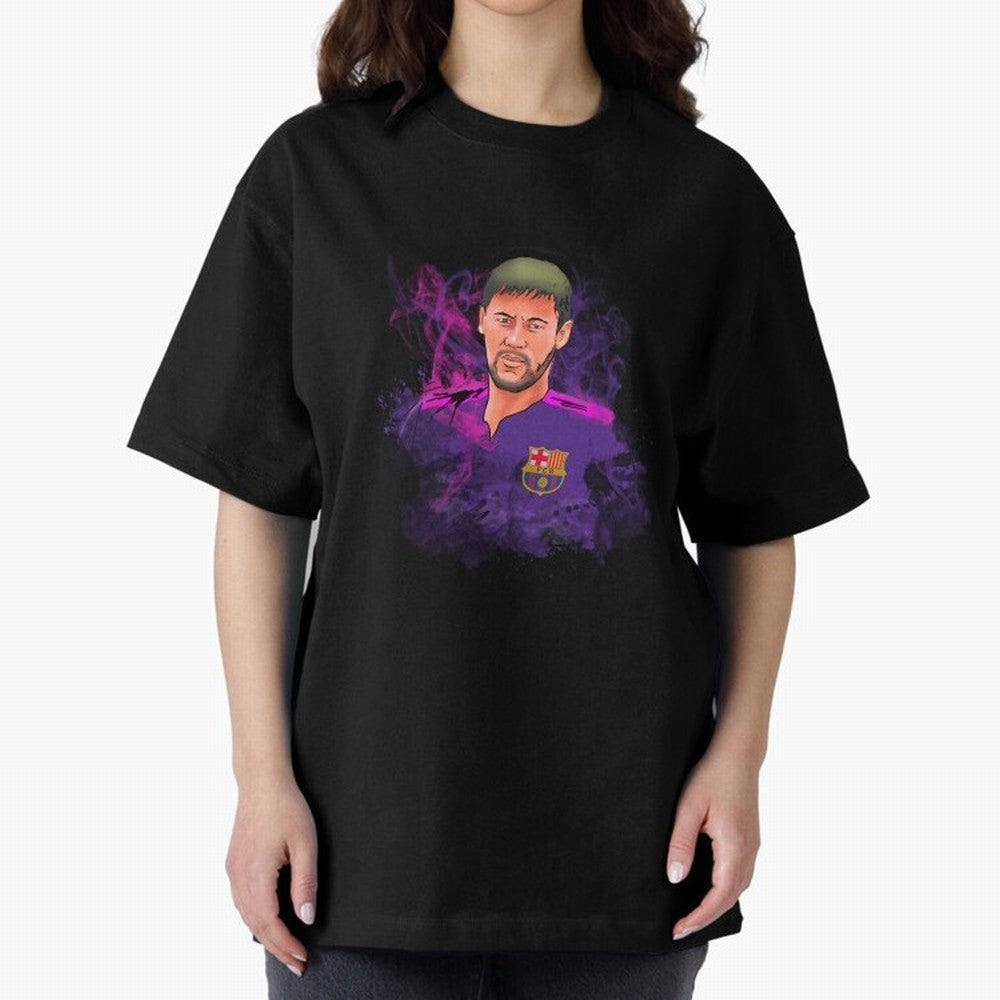Neymar Oversized T-Shirt Join the FIFA World Cup 2026 USA Canada Mexico Journey through Cristiano Ronaldo, Haaland and CR7 Highlights, Portugal Pride, Vintage Soccer Flavor, Modern Football Stars, National Flags and Final Night Emotion; Perfect for