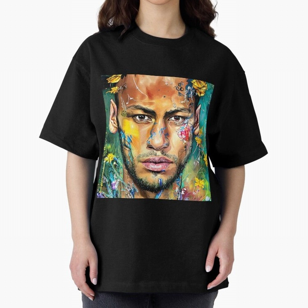 Neymar Oversized T-Shirt Show Match Day Excitement for the FIFA World Cup 2026 Journey through Haaland Highlights, Germany Pride, Football Passion, Legendary Performances, Festival Vibes and Supporter Community; Built for Supporters Chasing Trophy