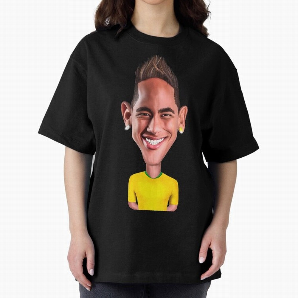 Soccer Oversized T-Shirt Make Your Look Match FIFA World Cup 2026 Capturing CR7 and Messi, France Energy, Sports Nostalgia, International Competition, Famous Players and Unforgettable Victories; Perfect for People Who Love Argentina, Brazil,