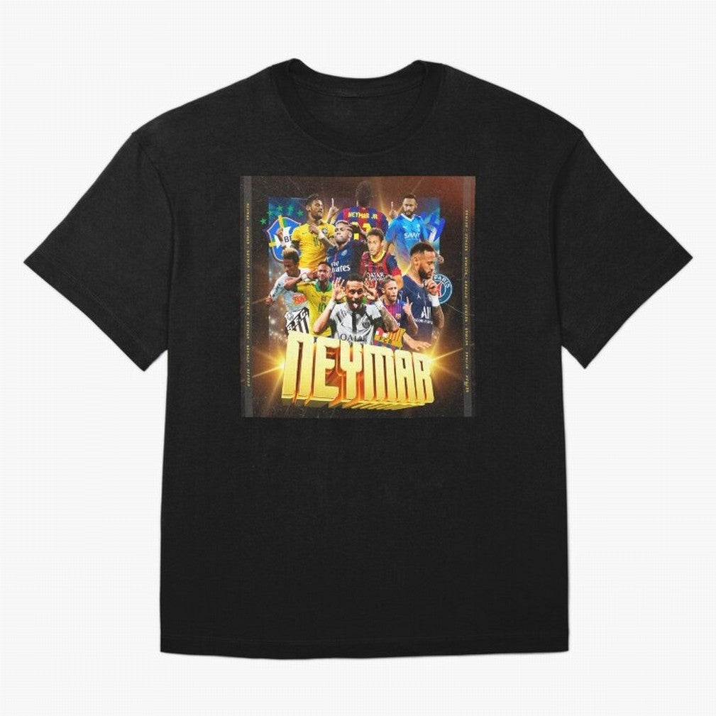 Neymar Best of Career Classic T-Shirt Relive the Noise and Pride of FIFA World Cup 2026 Group Stage for Fans of Haaland and Mbappe and France, Bringing Match Day Excitement, Supporter Culture, Golden Goals and Global Football Passion; Perfect for