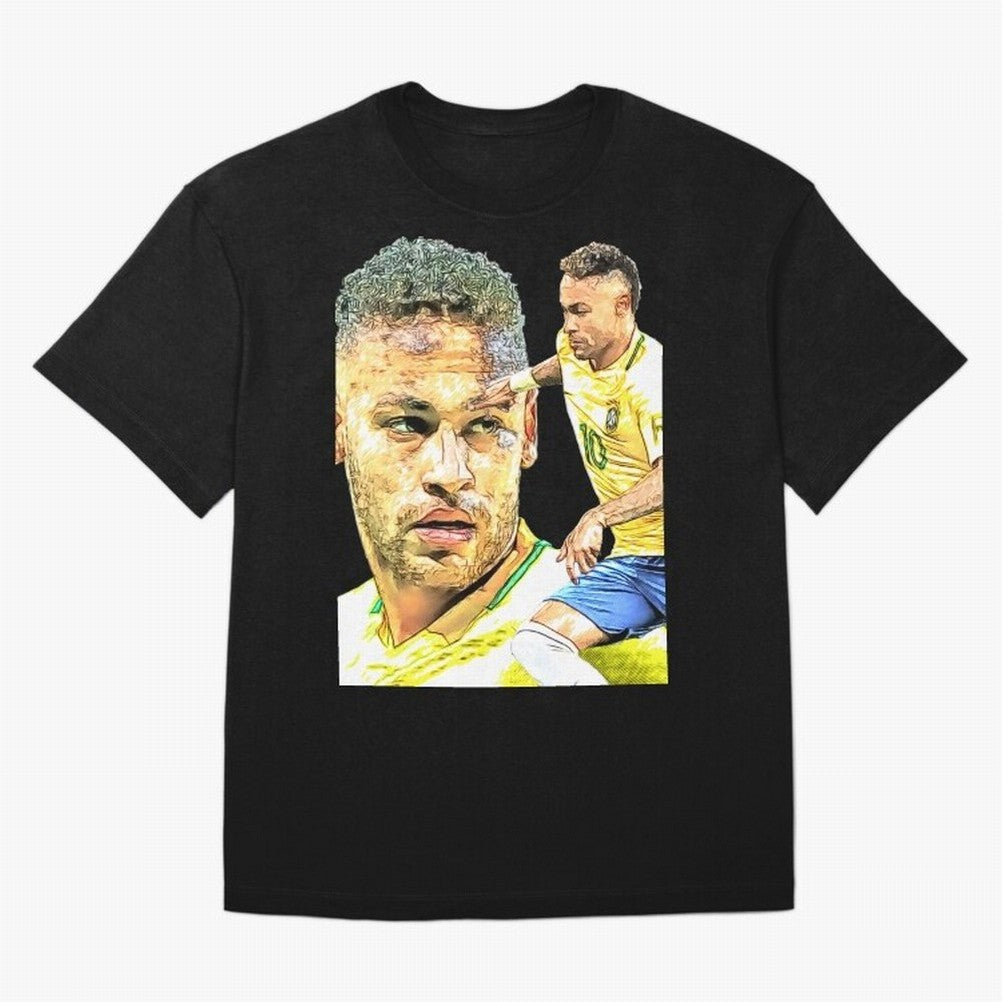 Neymar Futbol Oversized T-Shirt Represent the FIFA World Cup 2026 USA Canada Mexico Journey through Cristiano Ronaldo Highlights, Argentina and Brazil Pride, Goal Celebration Energy, Supporter Heritage, Football Icons and Worldwide Tournament Joy;