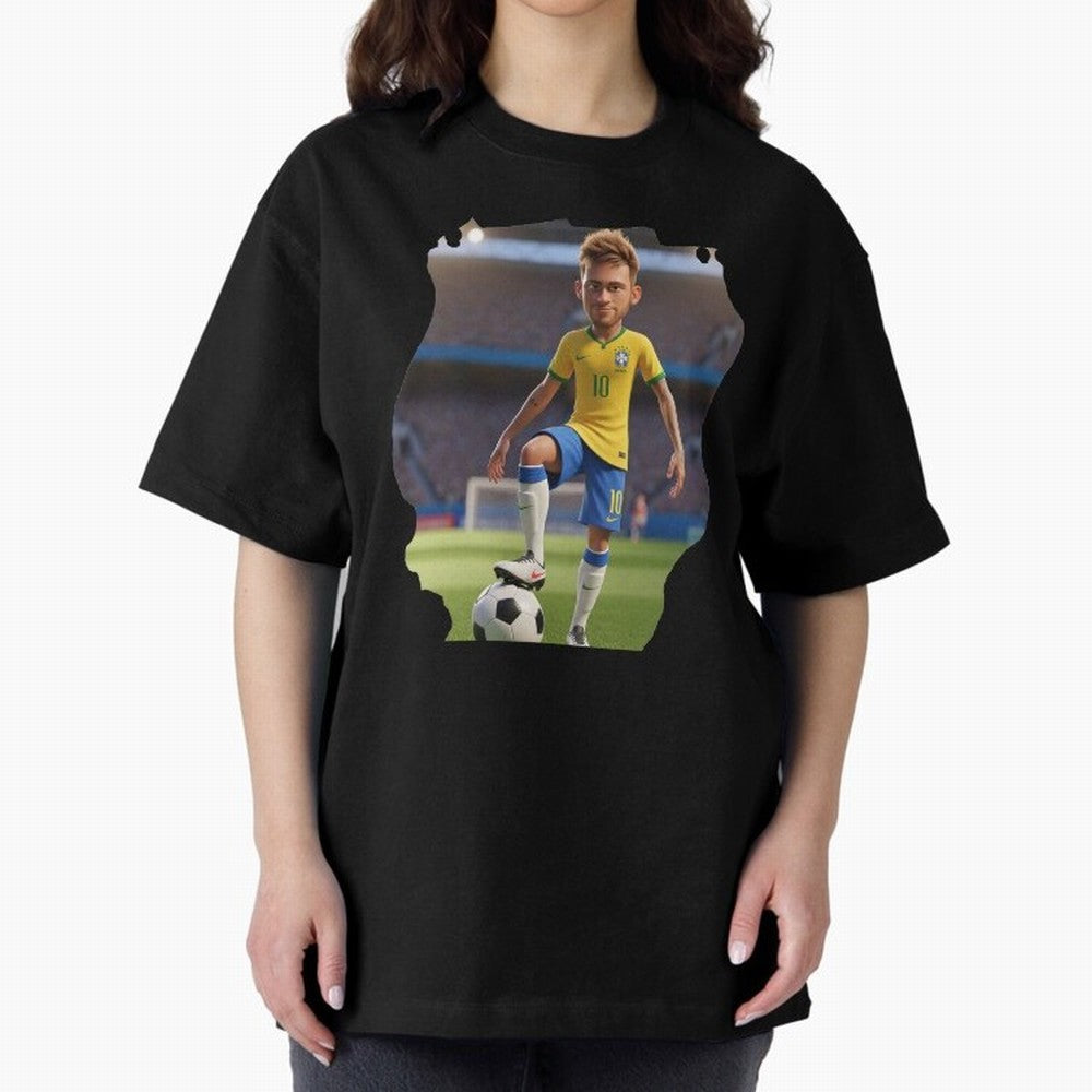 Football 3D Classic T-Shirt Relive the Noise and Pride of FIFA World Cup 2026 USA Canada Mexico for Fans of Cristiano Ronaldo and Spain, Bringing Championship Spirit, Famous Goals, Roaring Crowds and International Football Unity; Made for Die Hard