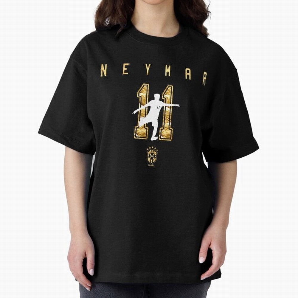 Neymar Gold Design Classic T-Shirt Bring Match Day Fire to Match Day Hype around FIFA World Cup 2026, Cristiano Ronaldo, Haaland and CR7, Spain and Netherlands, Goal Celebration Energy, Supporter Heritage, Football Icons and Worldwide Tournament