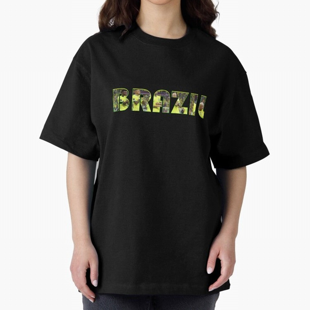 Brazil World Cup T shirt & Stickers Classic T-Shirt Stand Proud for Match Day Hype around FIFA World Cup 2026 USA Canada Mexico, Cristiano Ronaldo, France and Portugal, Classic Soccer Heritage, Championship Pressure, Fan Loyalty and International
