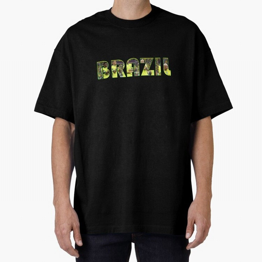 Brazil World Cup T shirt & Stickers Classic T-Shirt Stand Proud for Match Day Hype around FIFA World Cup 2026 USA Canada Mexico, Cristiano Ronaldo, France and Portugal, Classic Soccer Heritage, Championship Pressure, Fan Loyalty and International