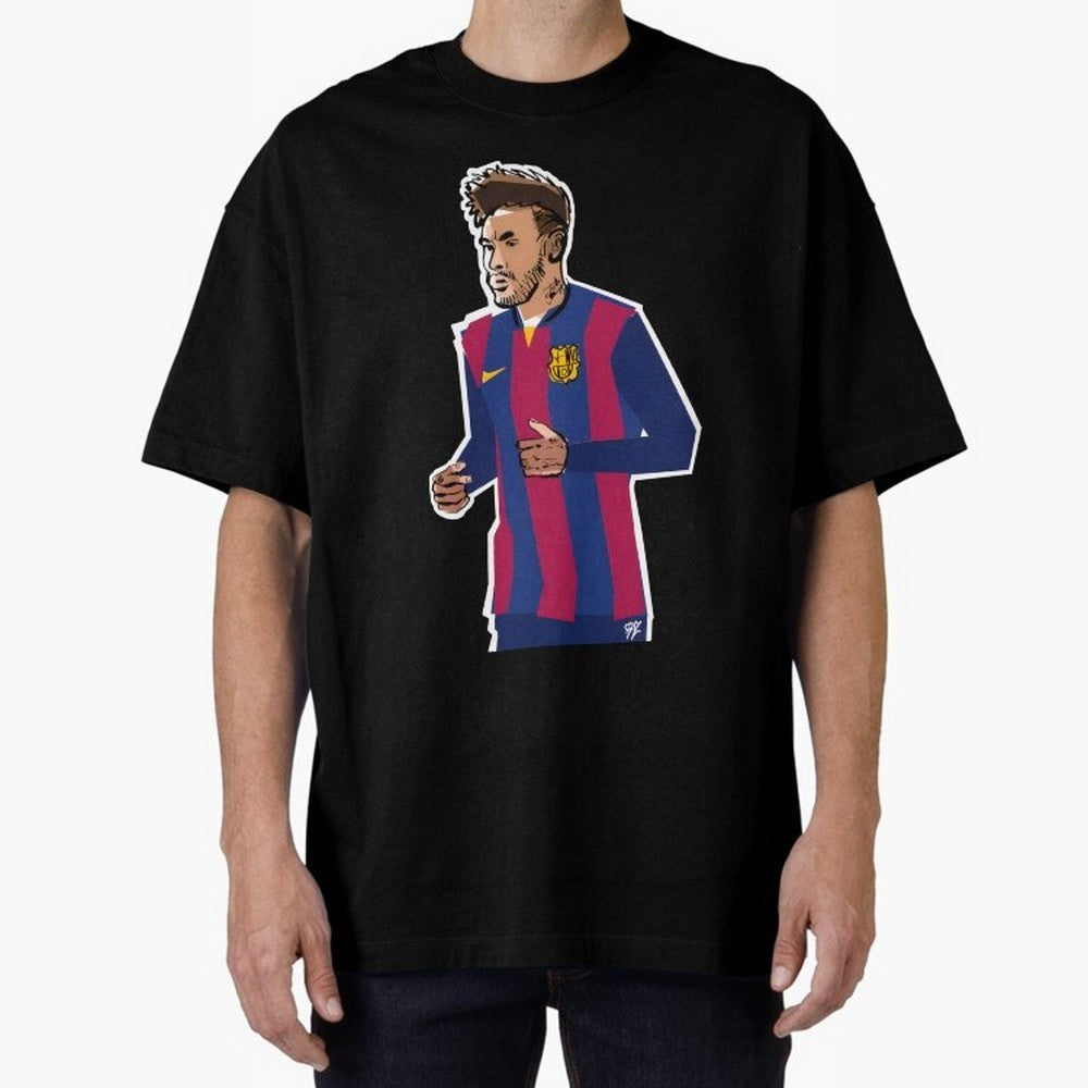 Neymar prime Oversized T-Shirt Carry the FIFA World Cup 2026 Journey through Neymar Highlights, Argentina and Brazil Pride, Tournament Hype, Historic Matchups, Family Viewing Parties and Global Sports Pride; Built for Supporters Chasing Trophy