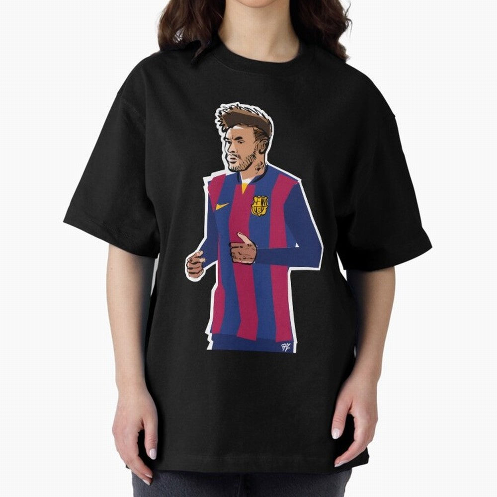 Neymar prime Oversized T-Shirt Carry the FIFA World Cup 2026 Journey through Neymar Highlights, Argentina and Brazil Pride, Tournament Hype, Historic Matchups, Family Viewing Parties and Global Sports Pride; Built for Supporters Chasing Trophy