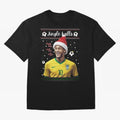 Jingle Balls Christmas Football Fan Art with Santa Neymar Active T-Shirt Bring a Champion Mindset to FIFA World Cup 2026 Inspired by CR7, England, France and Netherlands Energy, Classic Soccer Heritage, Championship Pressure, Fan Loyalty and