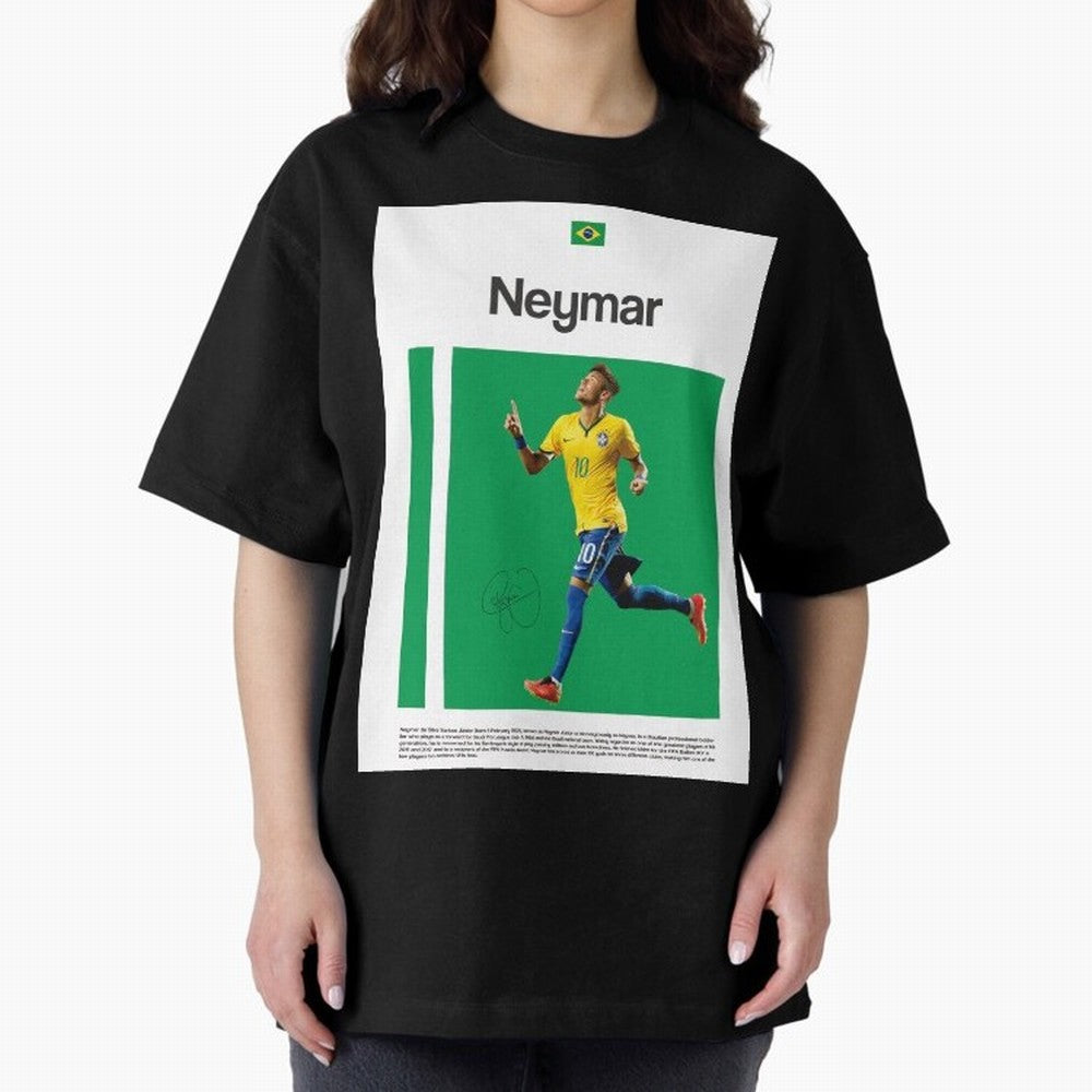 Neymar poster Classic T-Shirt Represent FIFA World Cup 2026 Group Stage Celebrating Messi, Neymar and Mbappe, Portugal Energy, Soccer Culture, Superstar Moments, National Team Dreams and Competitive Fire; Perfect for People Who Love Argentina,