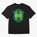 BRAS?O BRASIL 22 Oversized T-Shirt Bring a Vintage Feel to FIFA World Cup 2026 Group Stage for Fans of Messi, CR7 and Mbappe and Argentina and Brazil, Bringing Champion Mindset, Group Stage Buzz, Knockout Tension and Passionate Fan Culture; Ideal