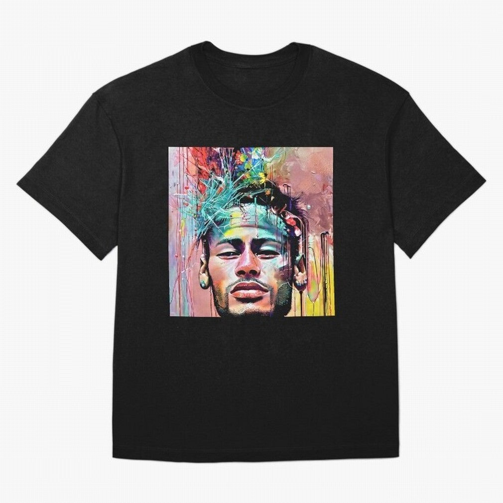 Colorful Neymar Oversized T-Shirt Represent Fans Who Live for FIFA World Cup 2026 USA Canada Mexico Inspired by Neymar, Haaland and Cristiano Ronaldo, Germany Energy, Soccer Culture, Superstar Moments, National Team Dreams and Competitive Fire;