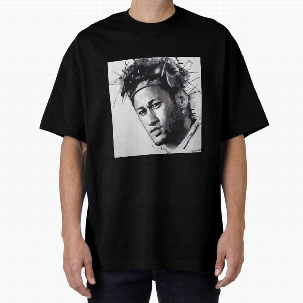 black and white Neymar Classic T-Shirt Showcase FIFA World Cup 2026 Spirit, with England, France and Netherlands, Cristiano Ronaldo, Football Festival Excitement, Trophy Ambitions, Country Rivalries and Star Player Buzz; Ideal for Football Dads,