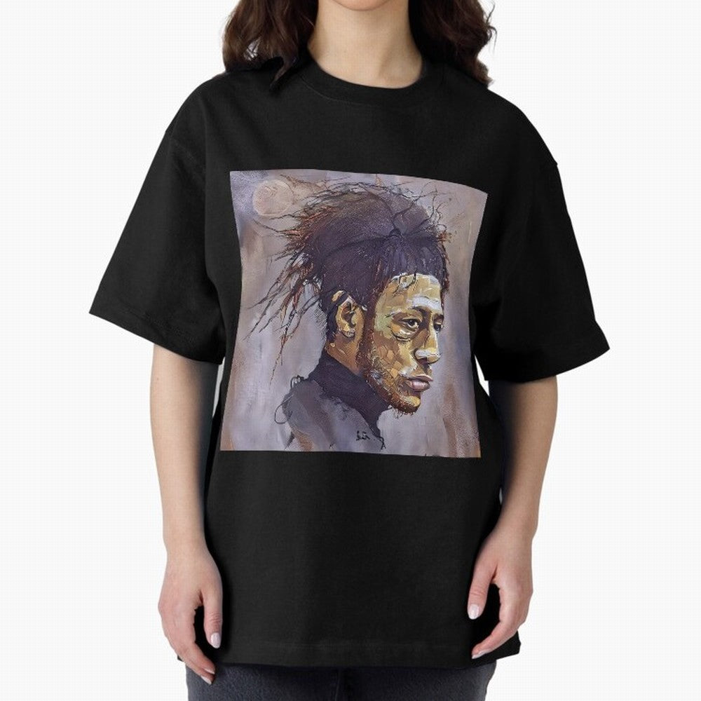 sketch of Neymar Oversized T-Shirt Fuel the Hype around FIFA World Cup 2026 Spirit, Connected to Brazil, CR7 and Messi, Championship Spirit, Famous Goals, Roaring Crowds and International Football Unity; Perfect for People Who Love Argentina,