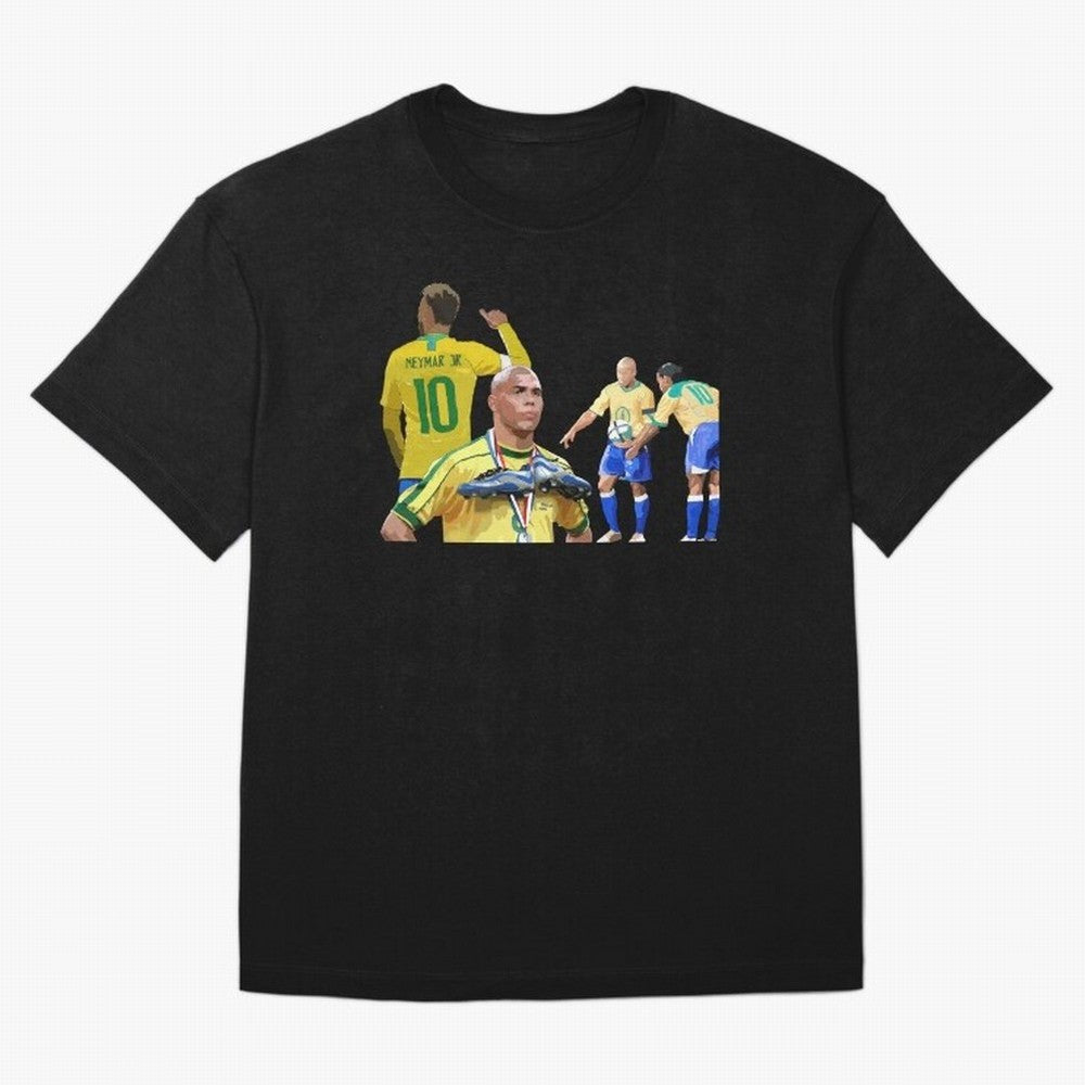 Brazilian Icons Oversized T-Shirt Celebrate Classic Football Spirit in the FIFA World Cup 2026 Journey through Neymar Highlights, Portugal, Spain and Germany Pride, Tournament Hype, Historic Matchups, Family Viewing Parties and Global Sports Pride;