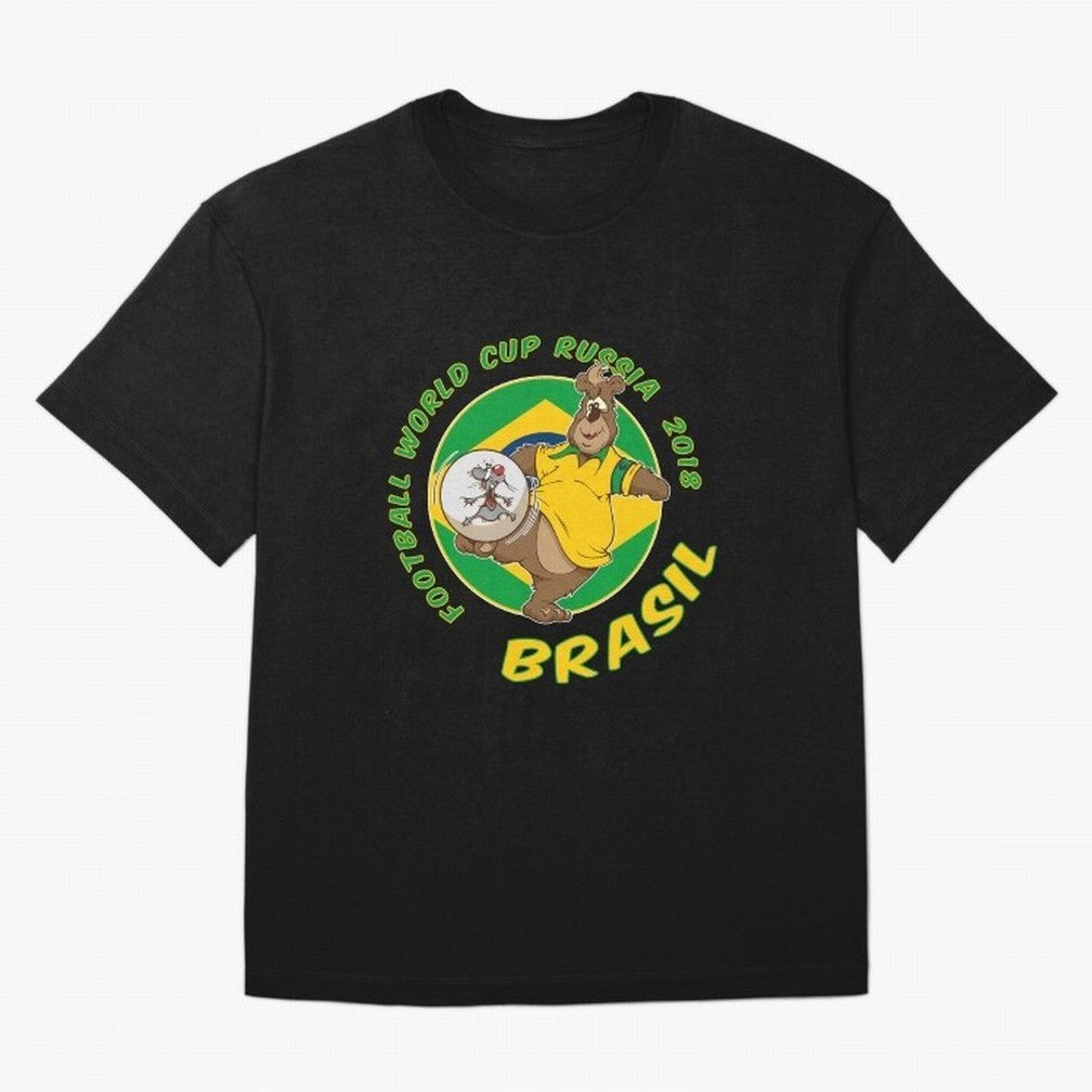 Football Russia 2018 World Cup Brazil T shirts and Merchandise Oversized T-Shirt Make Game Day About FIFA World Cup 2026 Group Stage Centered on Mbappe and Neymar, Spain Energy, Football Passion, Legendary Performances, Festival Vibes and Supporter