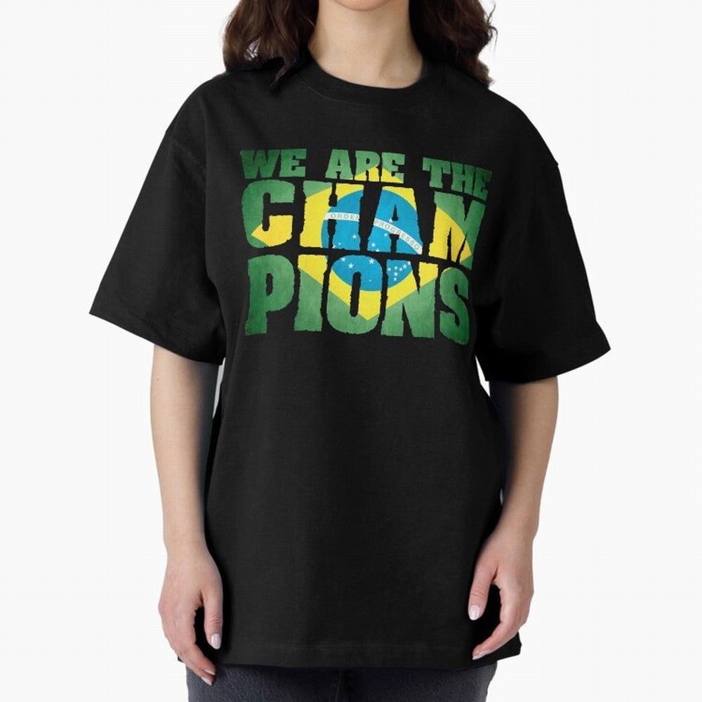 Champion Brazil Classic T-Shirt Cheer through Every Moment of Match Day Hype around FIFA World Cup 2026, CR7 and Messi, England, France and Netherlands, Champion Mindset, Group Stage Buzz, Knockout Tension and Passionate Fan Culture; Perfect for