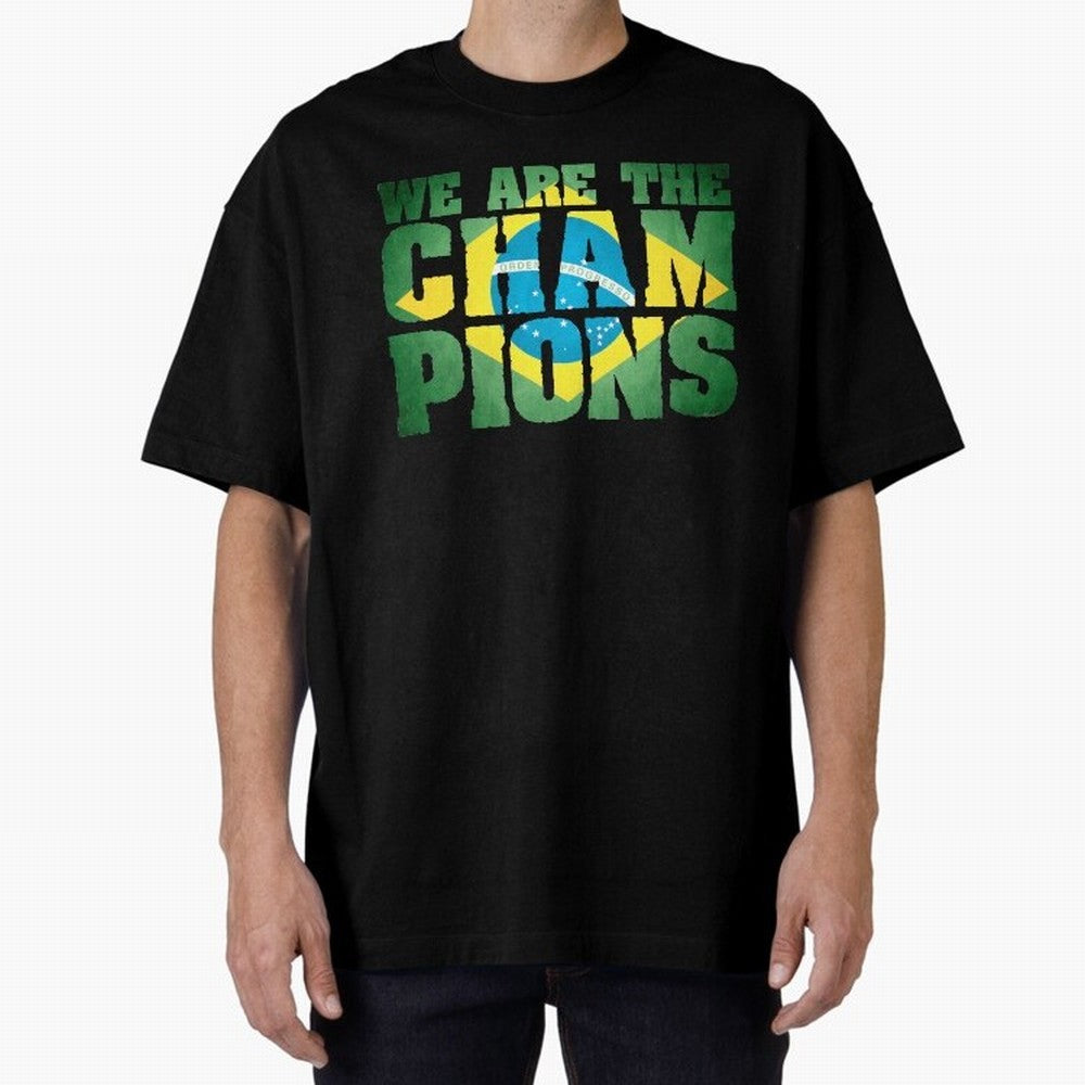 Champion Brazil Classic T-Shirt Cheer through Every Moment of Match Day Hype around FIFA World Cup 2026, CR7 and Messi, England, France and Netherlands, Champion Mindset, Group Stage Buzz, Knockout Tension and Passionate Fan Culture; Perfect for