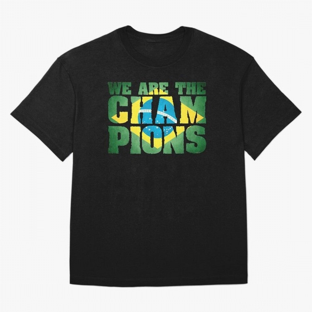 Champion Brazil Classic T-Shirt Cheer through Every Moment of Match Day Hype around FIFA World Cup 2026, CR7 and Messi, England, France and Netherlands, Champion Mindset, Group Stage Buzz, Knockout Tension and Passionate Fan Culture; Perfect for