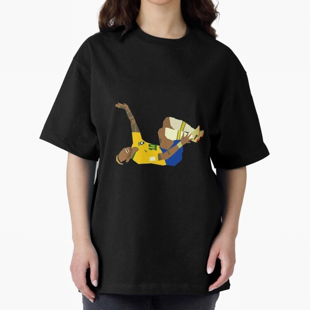 Falling Brazilian Player Classic T-Shirt Experience the Global Stage of FIFA World Cup 2026 for Fans of Mbappe and Neymar and Argentina, France and Brazil, Bringing Football History, Final Match Energy, Crowd Noise and Once in a Lifetime Moments;