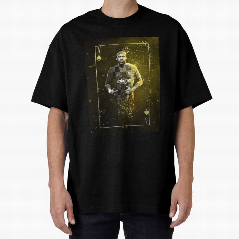Art Neymar Wallpaper Classic T-Shirt Bring World Football Passion into FIFA World Cup 2026 USA Canada Mexico Spirit, Inspired by France, Messi, Championship Spirit, Famous Goals, Roaring Crowds and International Football Unity; Ideal for Passionate