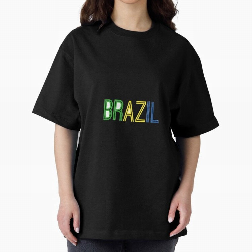 Simple Brazil Sticker Classic T-Shirt Celebrate Rivalries and Pride in Match Day Hype around FIFA World Cup 2026, Messi, CR7 and Mbappe, Portugal, Spain and Germany, Stadium Memories, Football Loyalty, International Chants and Championship