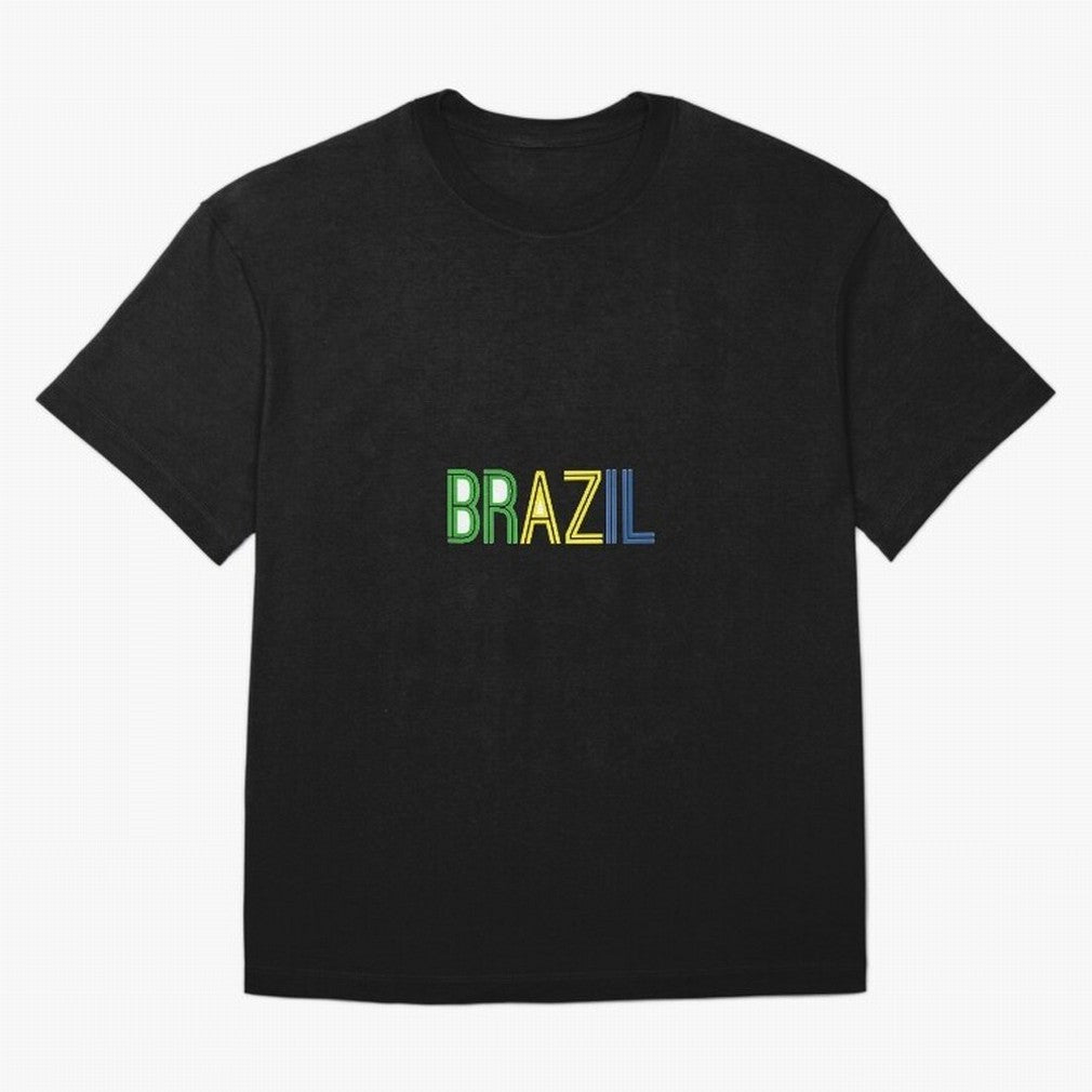 Simple Brazil Sticker Classic T-Shirt Celebrate Rivalries and Pride in Match Day Hype around FIFA World Cup 2026, Messi, CR7 and Mbappe, Portugal, Spain and Germany, Stadium Memories, Football Loyalty, International Chants and Championship